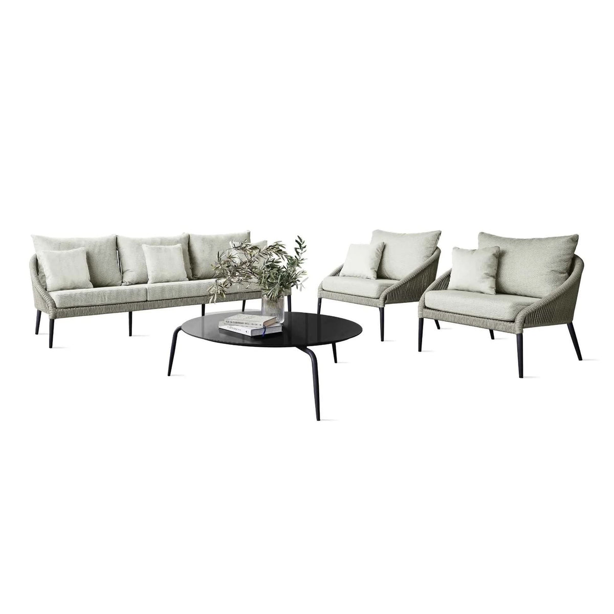 Skyline Design Rodona Rope Outdoor 5-Person Seating Set