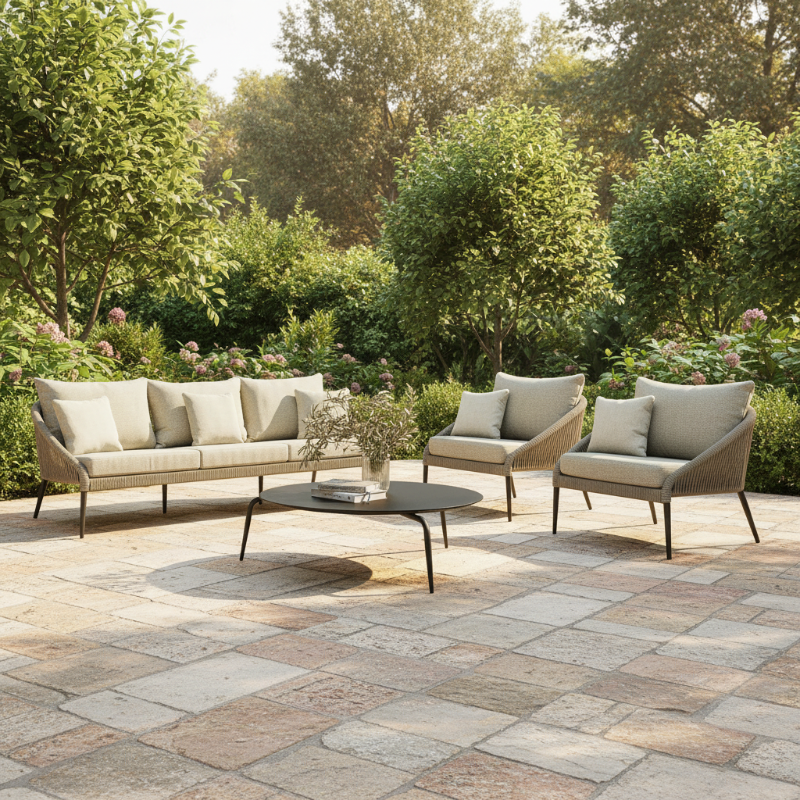 Skyline Design Rodona Rope Outdoor 5-Person Seating Set