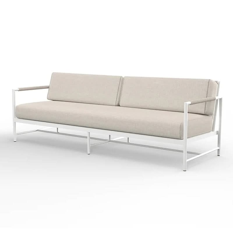 Sunset West Sabbia Aluminum Rope Outdoor Sofa