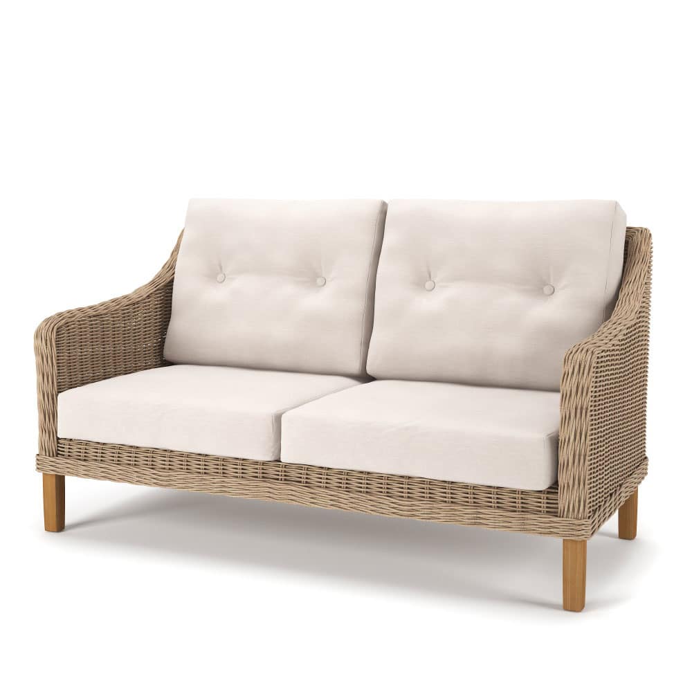 NorthCape International 6510 Wicker Outdoor Loveseat