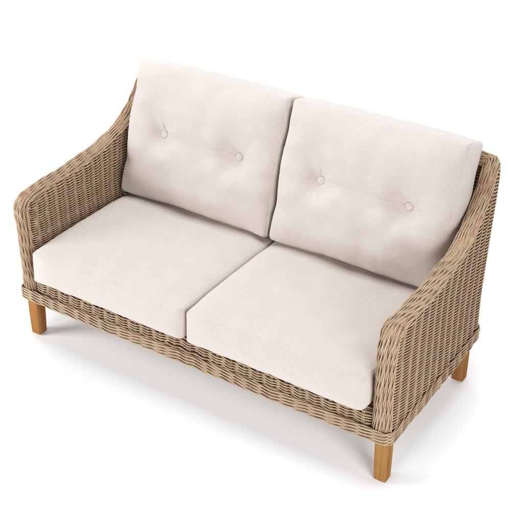 NorthCape International 6510 Wicker Outdoor Loveseat