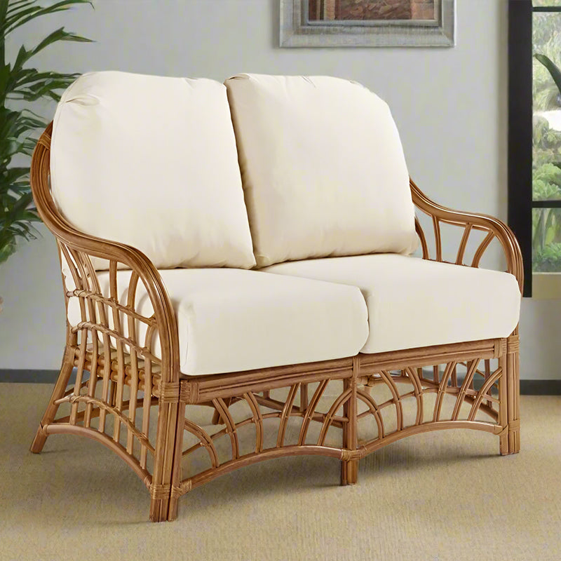 South Sea Rattan New Kauai Indoor Loveseat Image