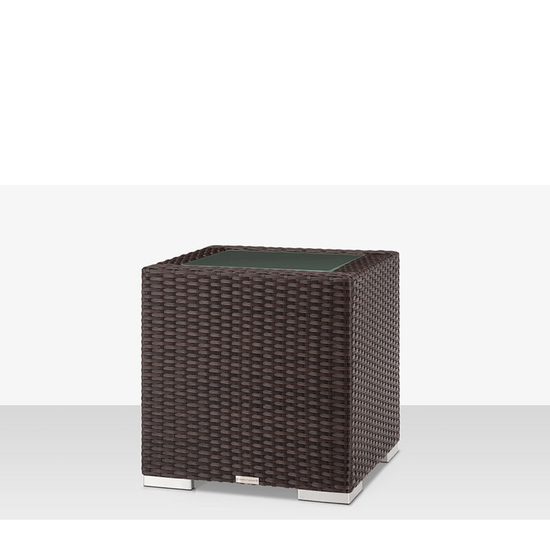 DecoScape Lucaya Wicker Aluminum Outdoor End Table
