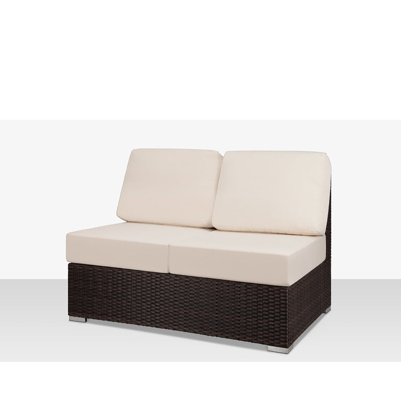 DecoScape Lucaya Wicker Outdoor Armless Loveseat