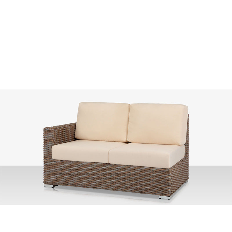 DecoScape Lucaya Resin Wicker Left Arm Loveseat