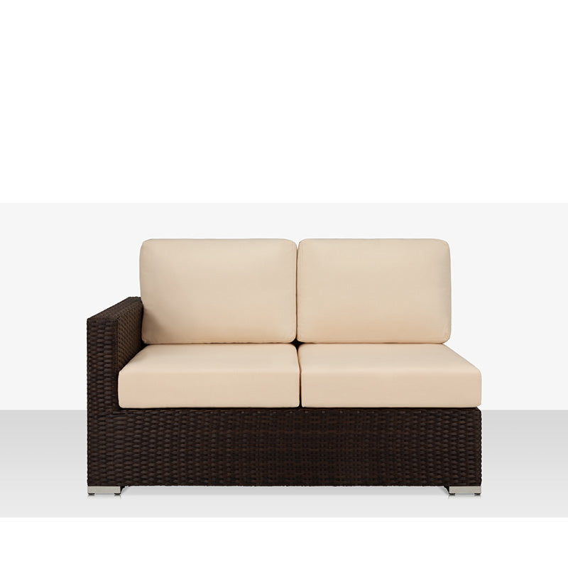 DecoScape Lucaya Resin Wicker Left Arm Loveseat