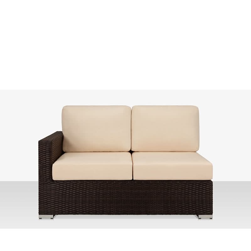 DecoScape Lucaya Wicker Outdoor Left Arm Loveseat