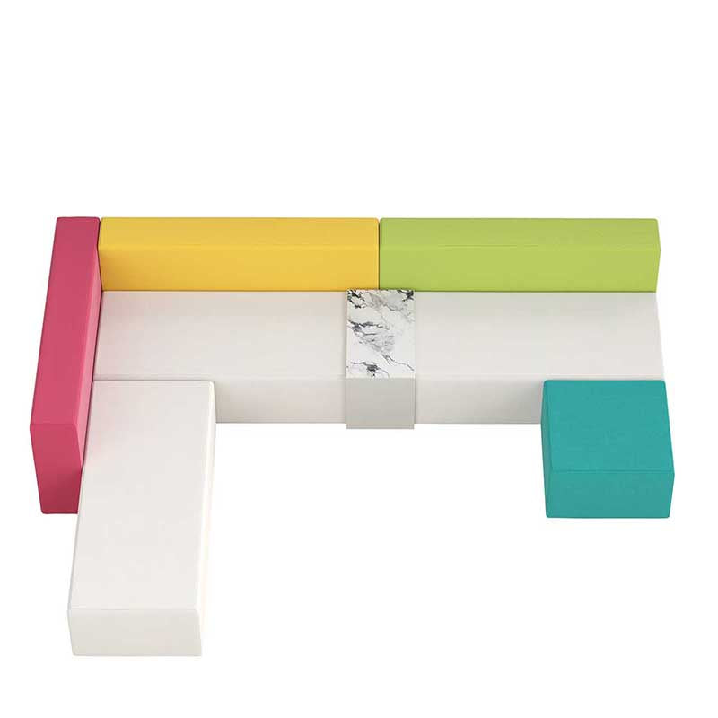 DecoScape MOD Aluminum Composite Outdoor Slatted Seat Structure
