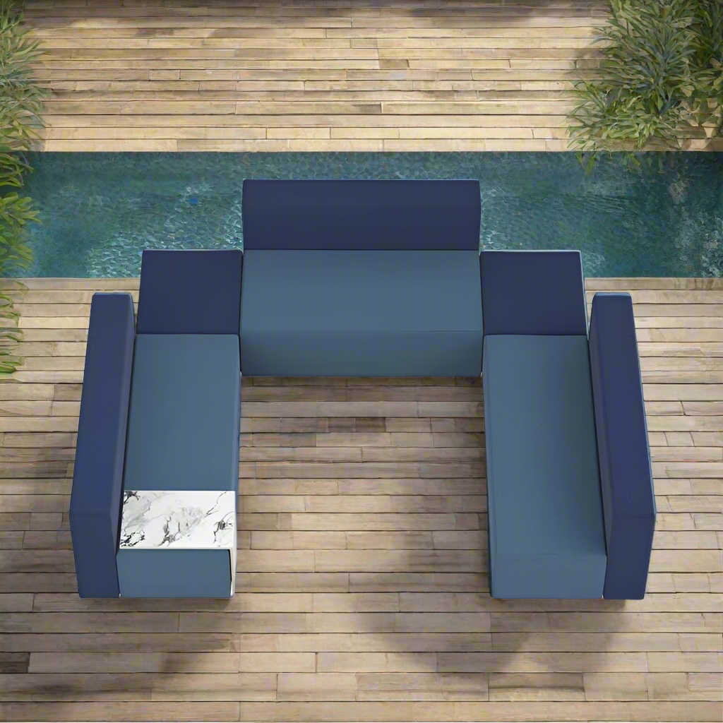 DecoScape MOD Aluminum Outdoor Back Structure