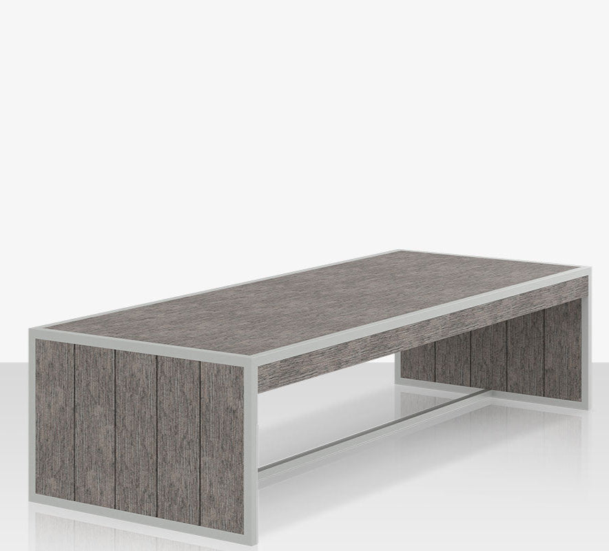 DecoScape MOD Aluminum Composite Outdoor Slatted Seat Structure