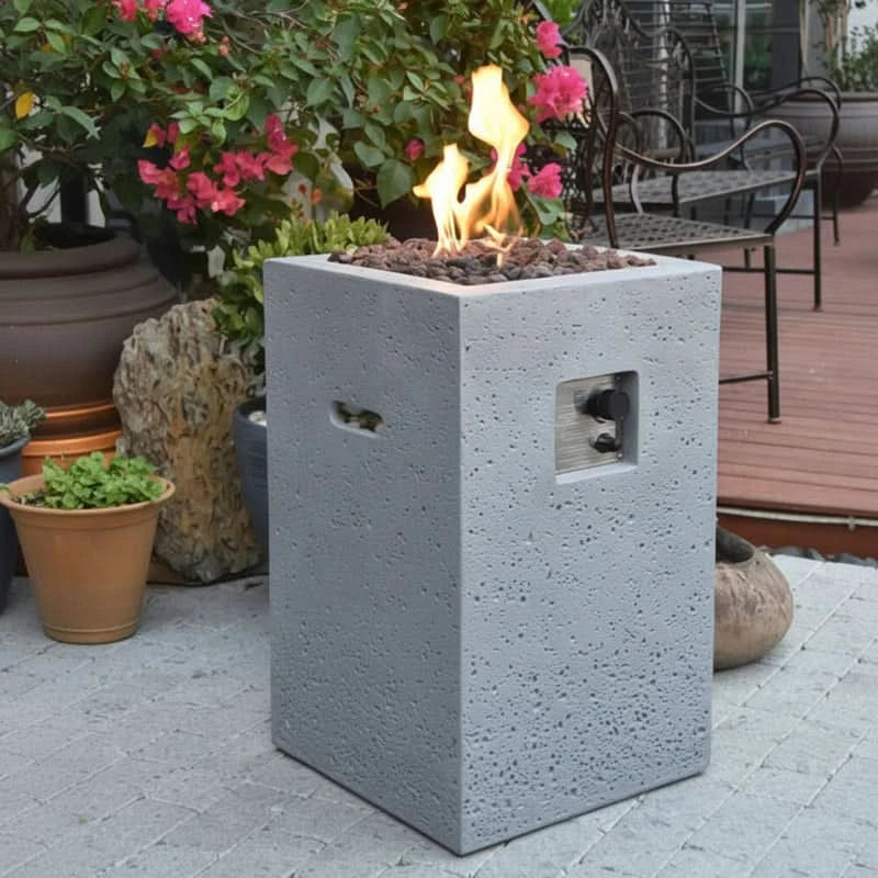 Elementi Boyle Glass Fiber Reinforced Concrete Outdoor Fire Pit