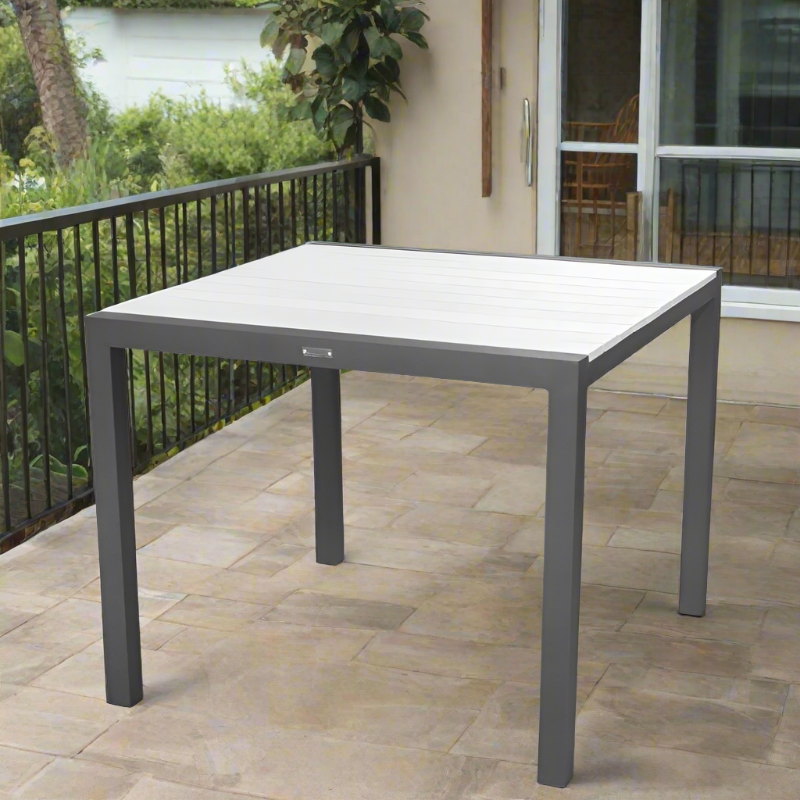 DecoScape Modera Aluminum Outdoor Square Dining Table