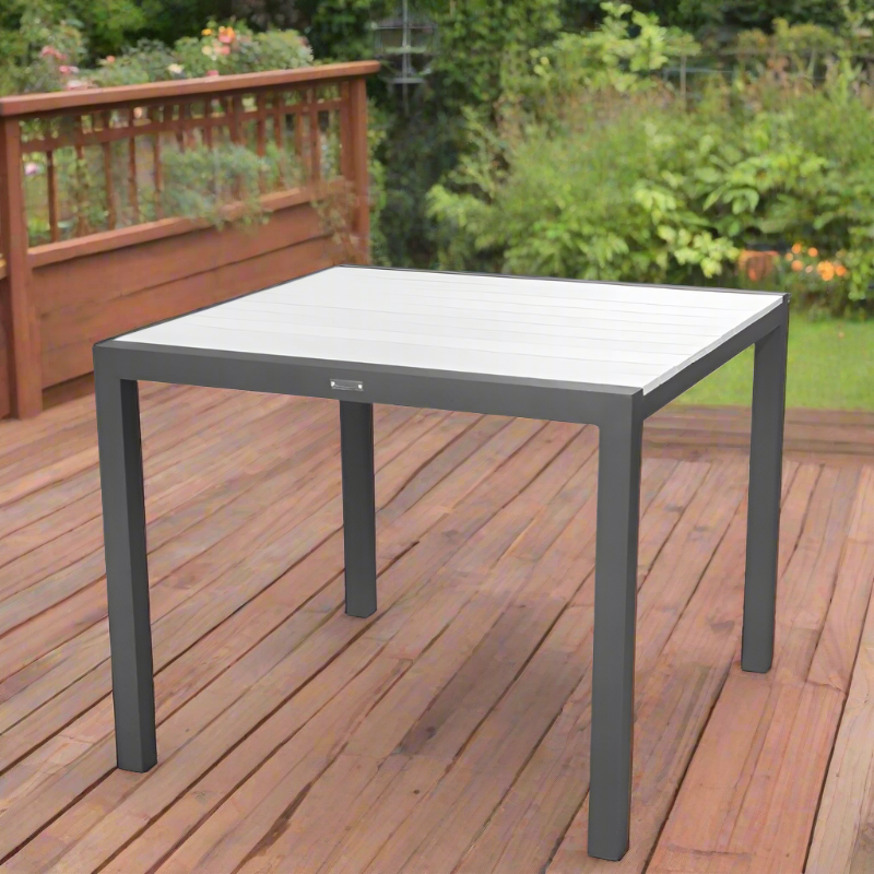 DecoScape Modera Aluminum Outdoor Square Dining Table
