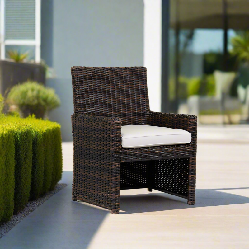 Sunset West Montecito Wicker Outdoor Dining Chair