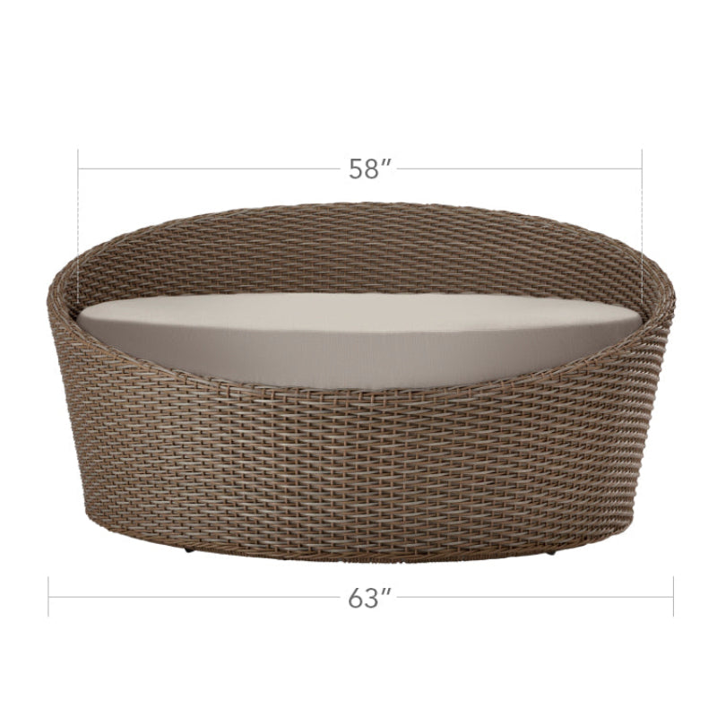DecoScape Moon Aluminum Outdoor Daybed