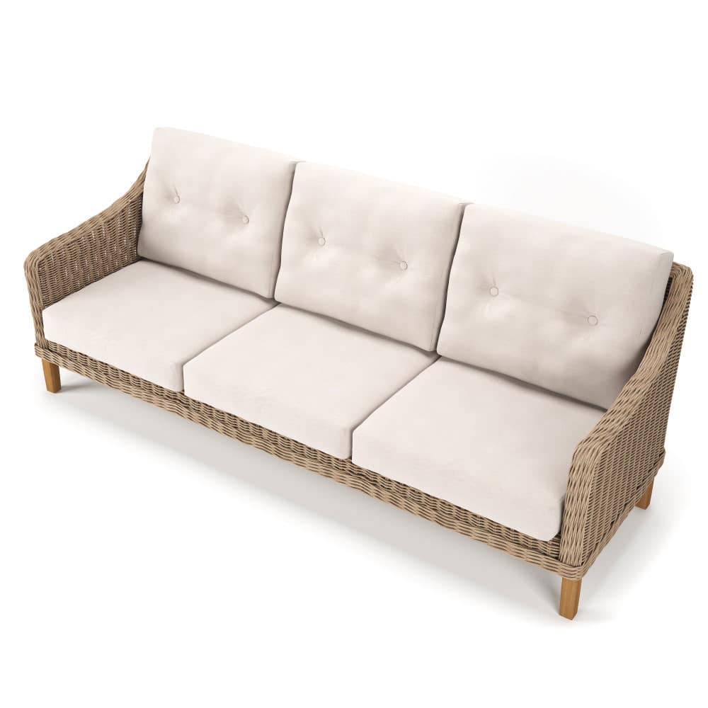 NorthCape International 6510 Wicker Outdoor Sofa