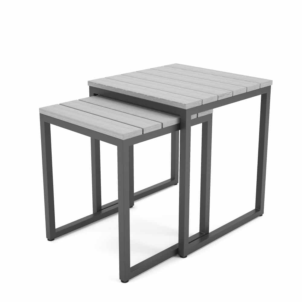 Forever Patio Hixon Aluminum Outdoor Nesting Side Table