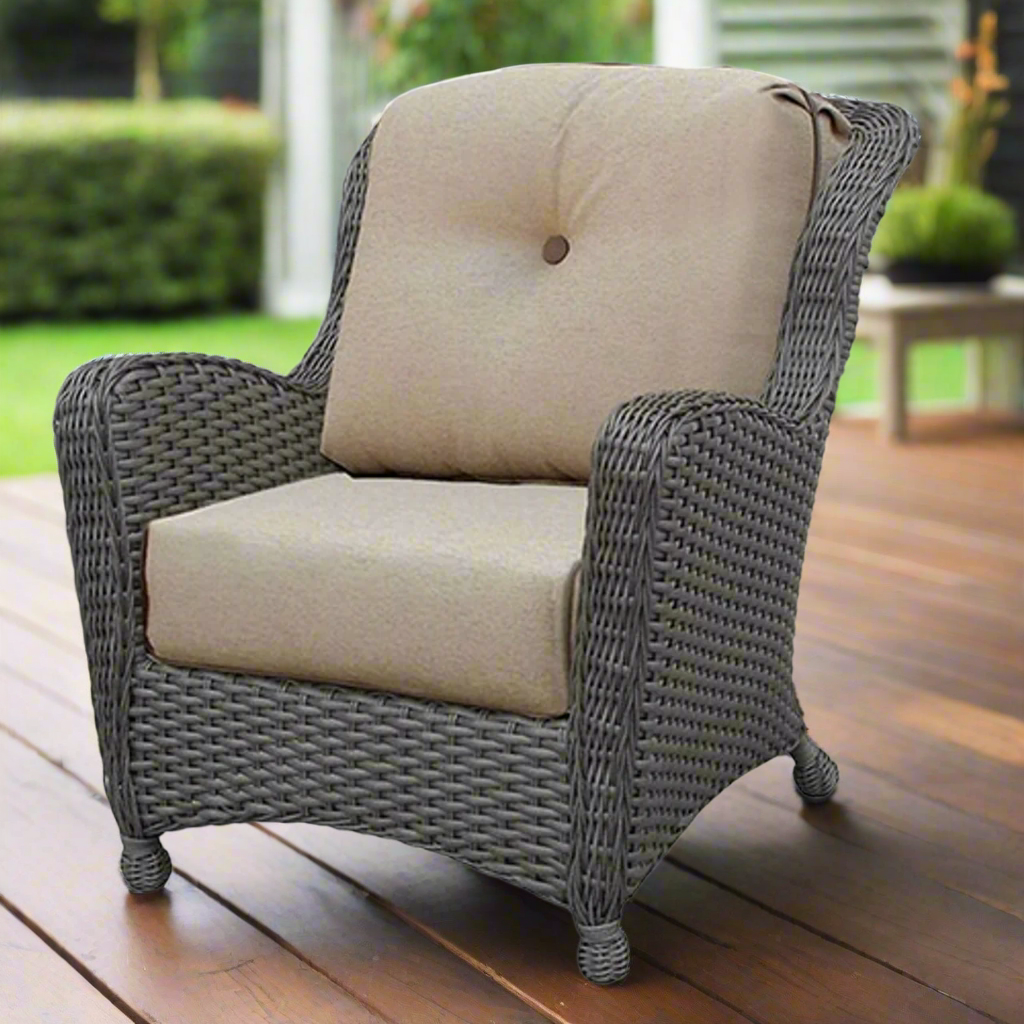 NorthCape International Richmond Wicker Outdoor Club Chair