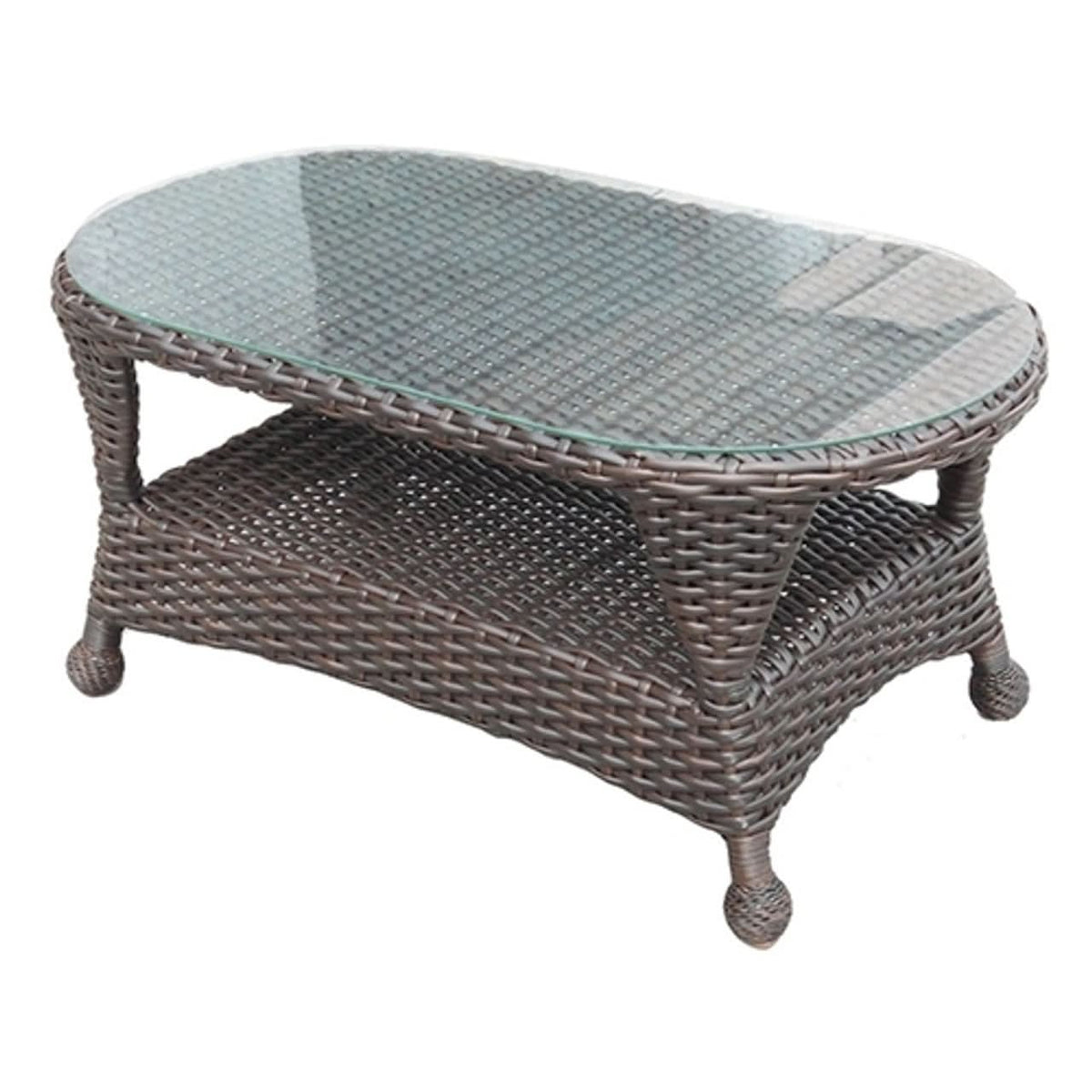 NorthCape International Richmond Woven Outdoor Coffee Table