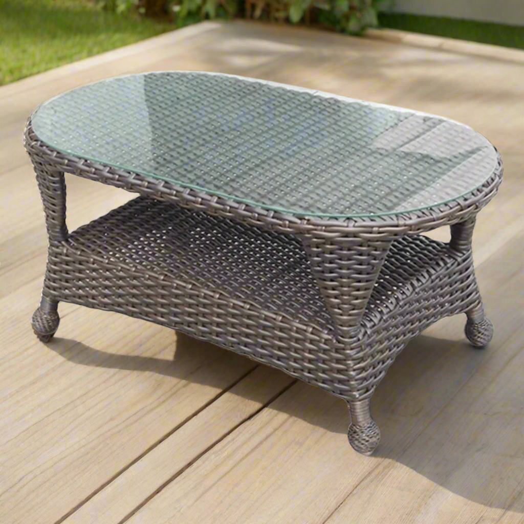 NorthCape International Richmond Woven Outdoor Coffee Table