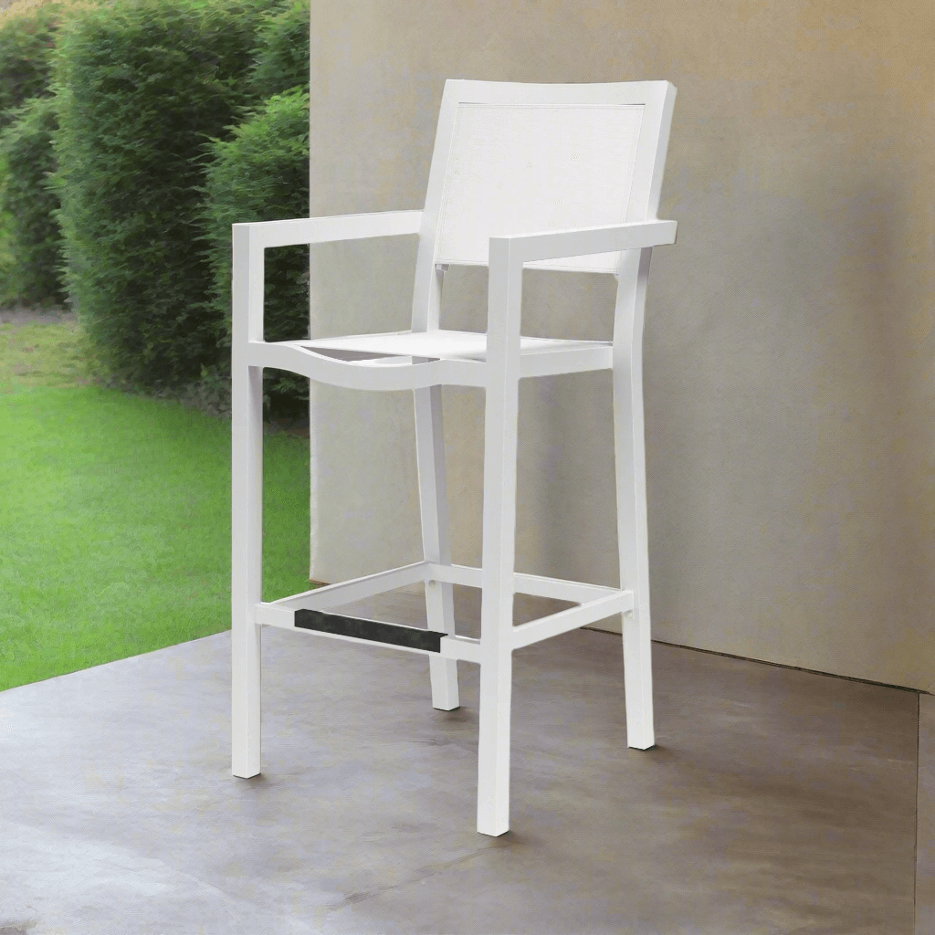 Sunset West Naples Aluminum Outdoor Sling Barstool