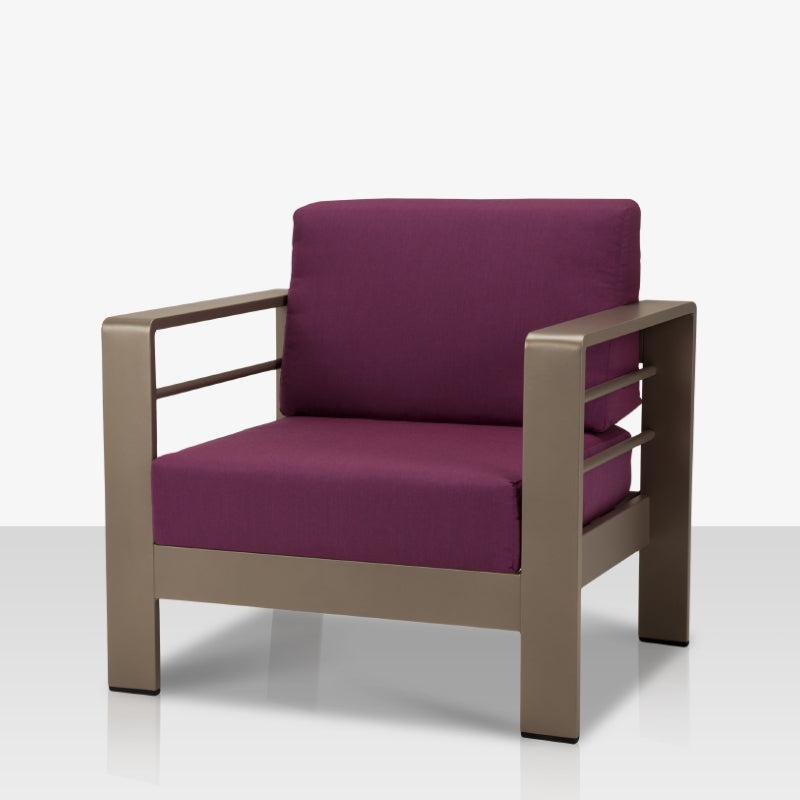 DecoScape Omni Aluminum Outdoor Club Chair