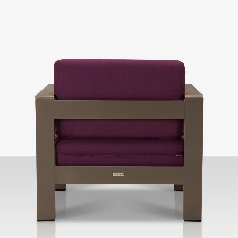 DecoScape Omni Aluminum Outdoor Club Chair