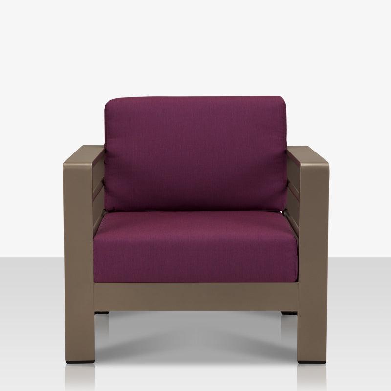 DecoScape Omni Aluminum Outdoor Club Chair