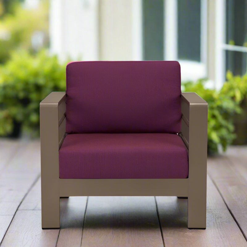 DecoScape Omni Aluminum Outdoor Club Chair