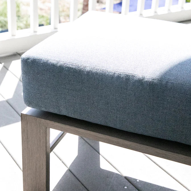 Sunset West Laguna Aluminum Outdoor Ottoman