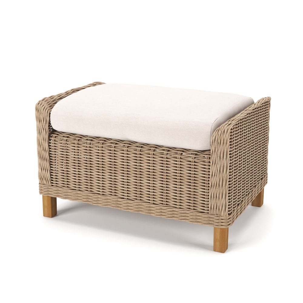 NorthCape International 6510 Wicker Outdoor Ottoman