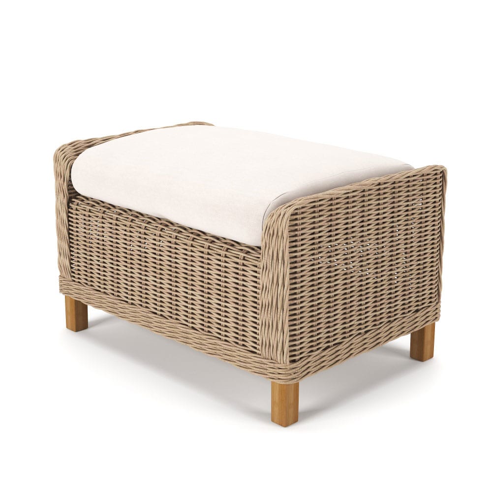 NorthCape International 6510 Wicker Outdoor Ottoman