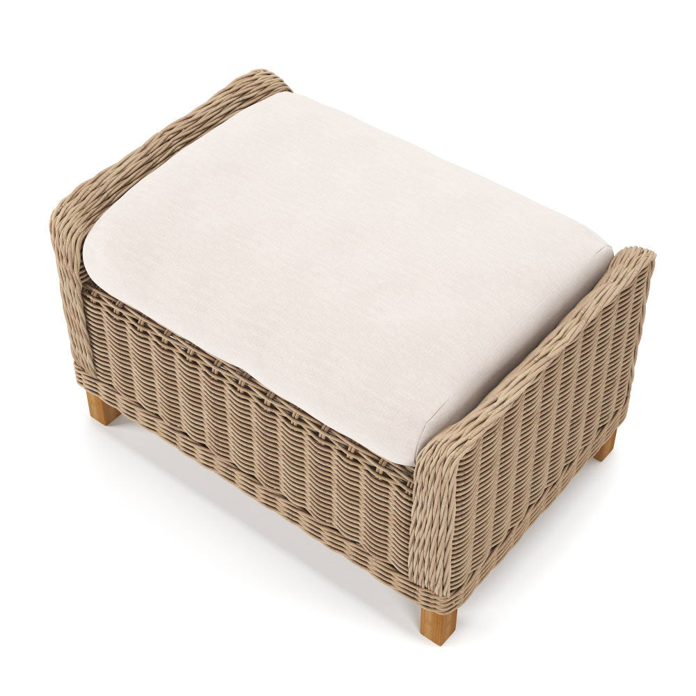 NorthCape International 6510 Wicker Outdoor Ottoman