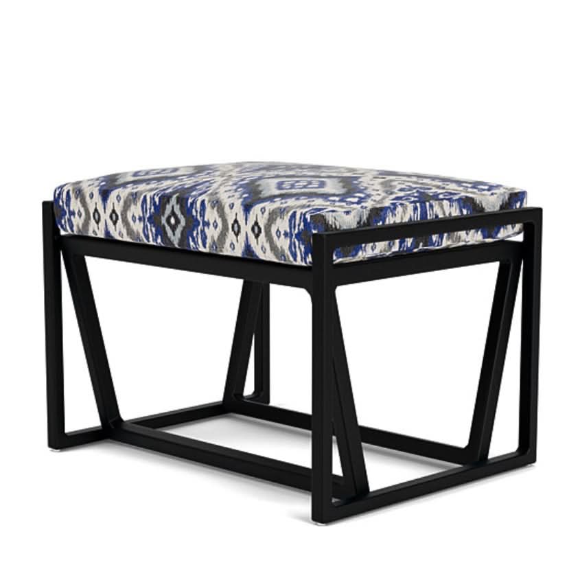 Lloyd Flanders Summit Aluminum Outdoor Ottoman