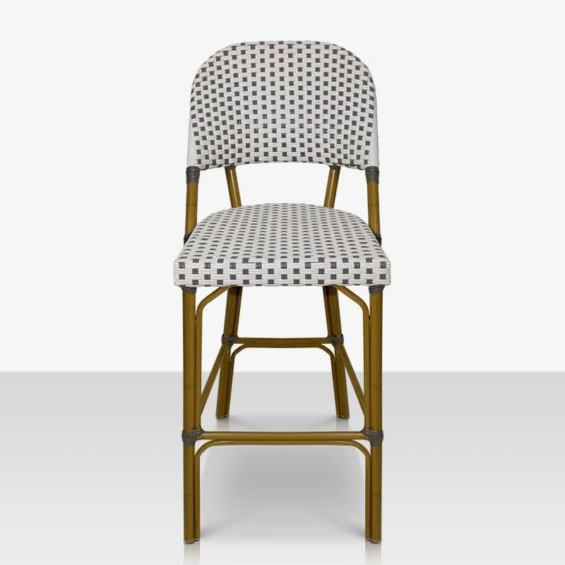 DecoScape Paris Aluminum Outdoor Bar Side Chair