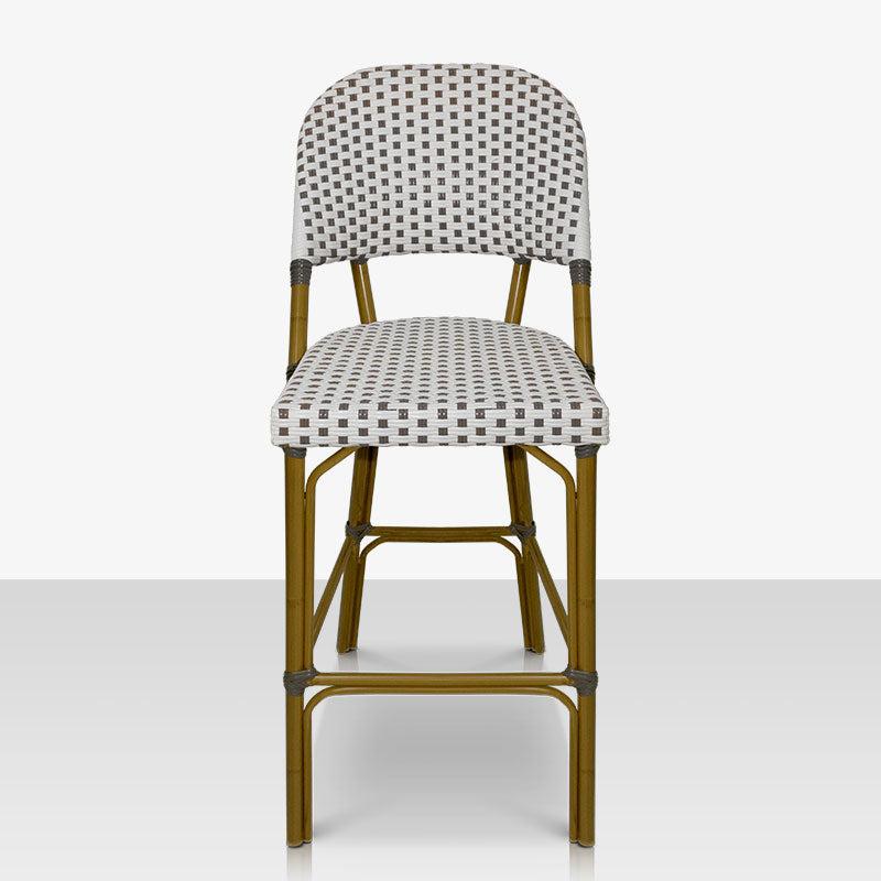 DecoScape Paris Aluminum Outdoor Bar Side Chair