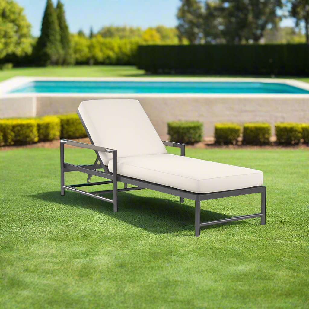 Sunset West Pietra Aluminum Outdoor Chaise