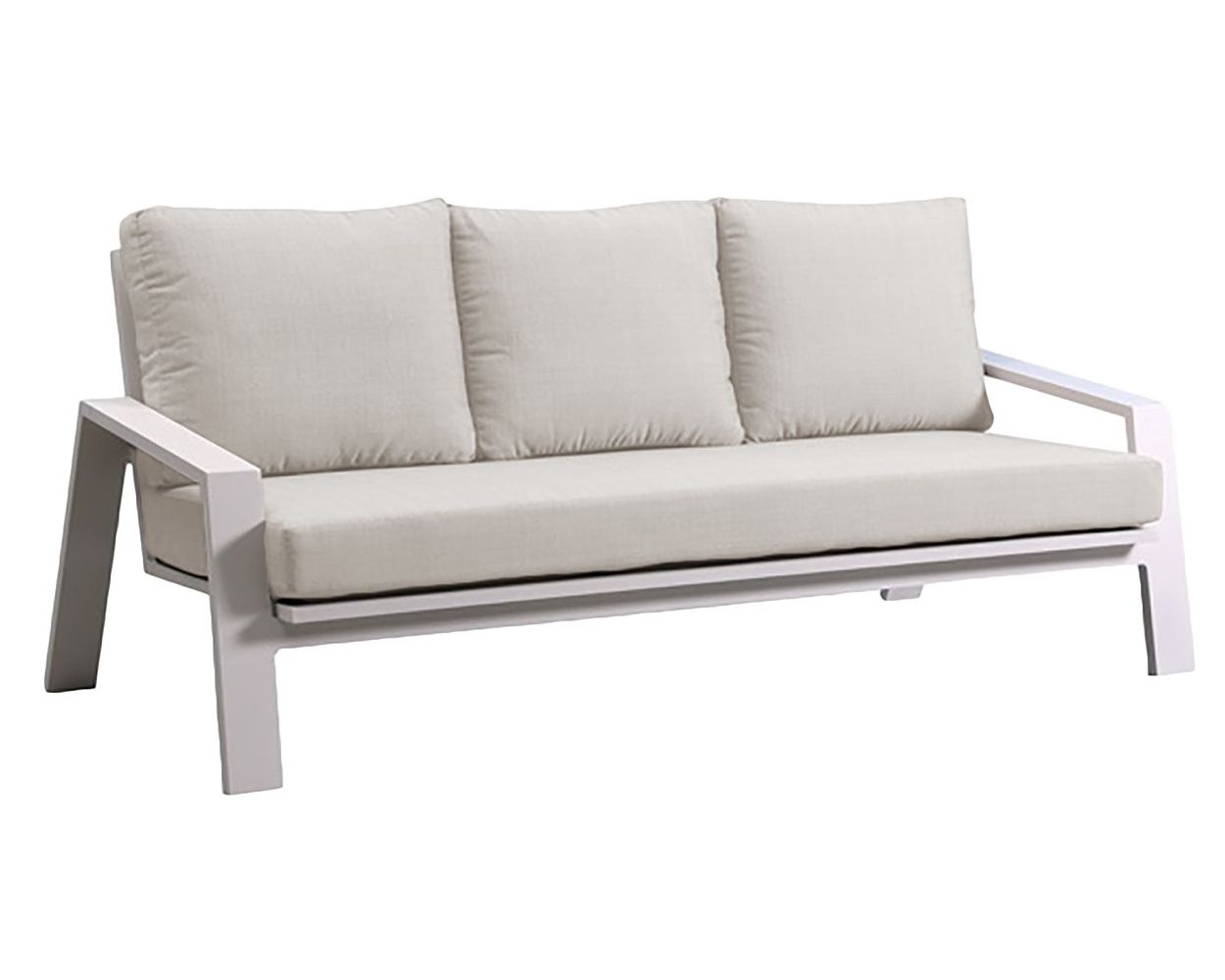 Panama Jack Mykonos Aluminum Outdoor Sofa with Cushions
