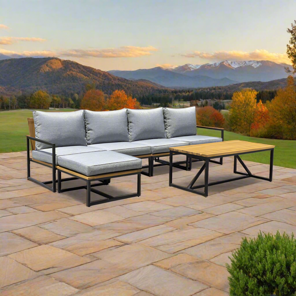 Panama Jack Lakewood 6-Piece Sectional Set