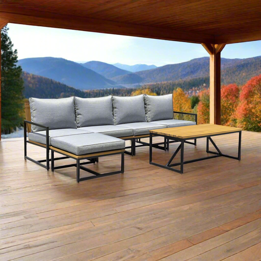 Panama Jack Lakewood 6-Piece Sectional Set