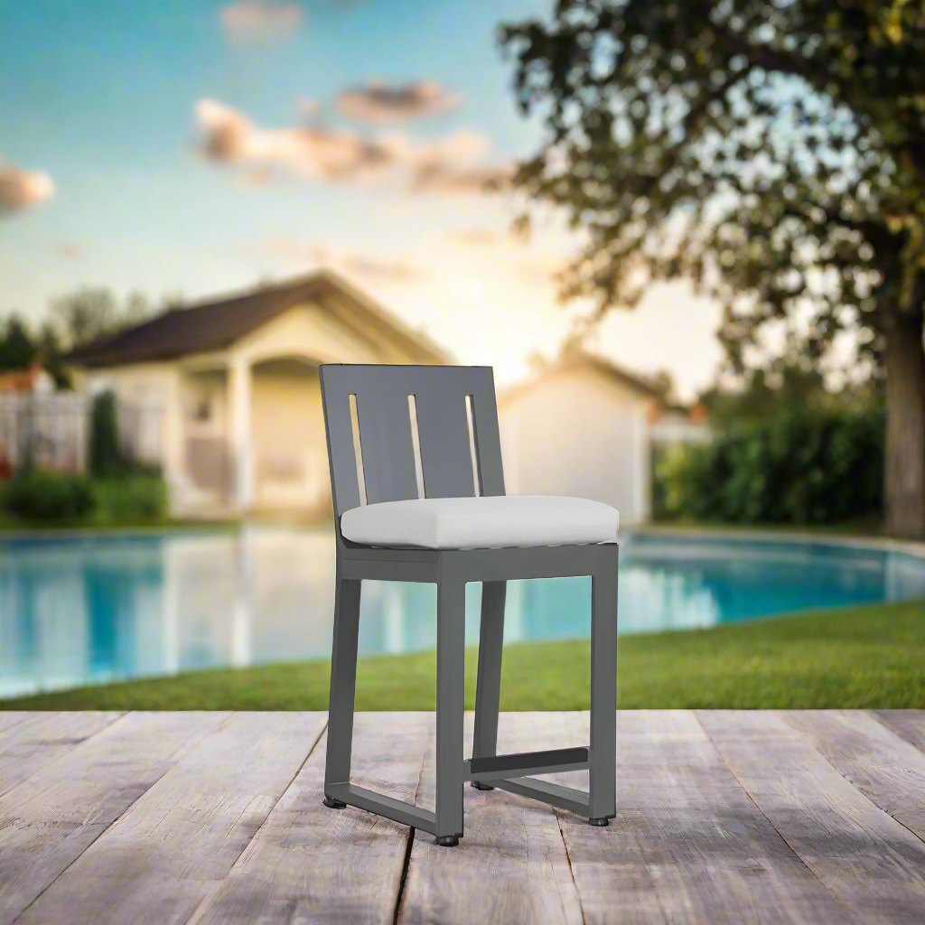 Sunset West Redondo Aluminum Outdoor Counter Stool