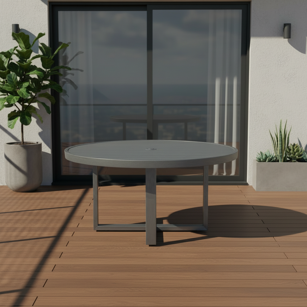 Sunset West Redondo Aluminum Outdoor 60" Round Dining Table