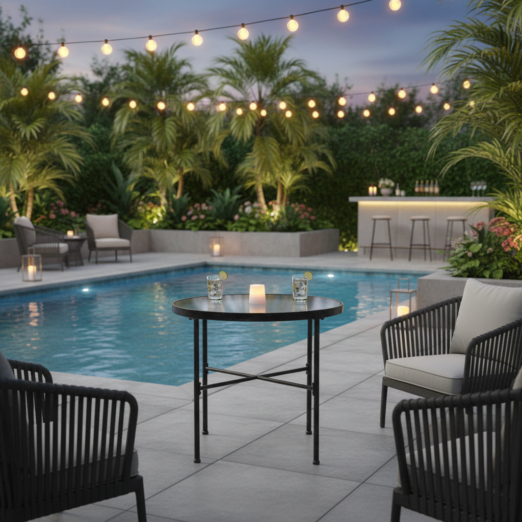 Sunset West Provence Outdoor Bistro Table