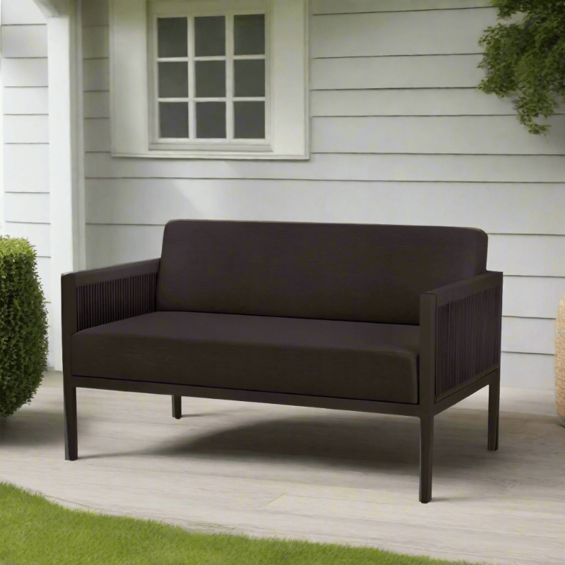 DecoScape Skye Aluminum Outdoor Loveseat