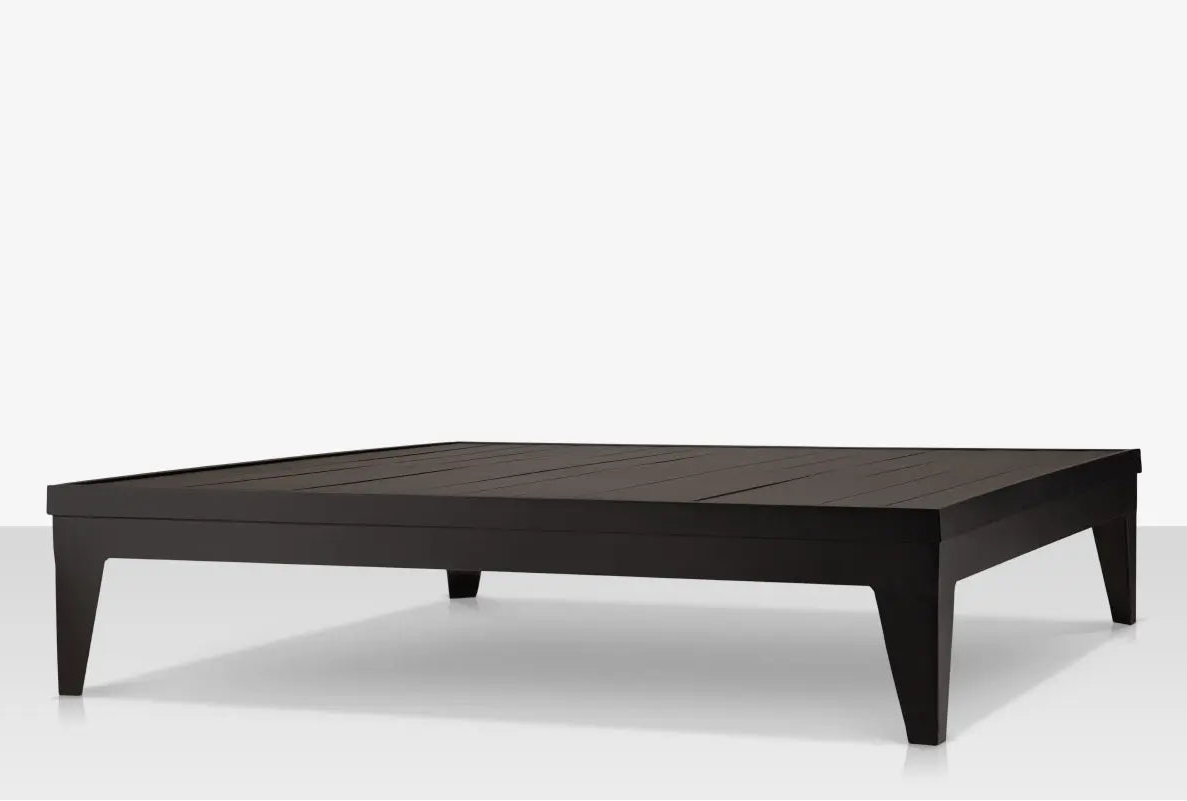 DecoScape South Beach Aluminum Outdoor Square Coffee Table