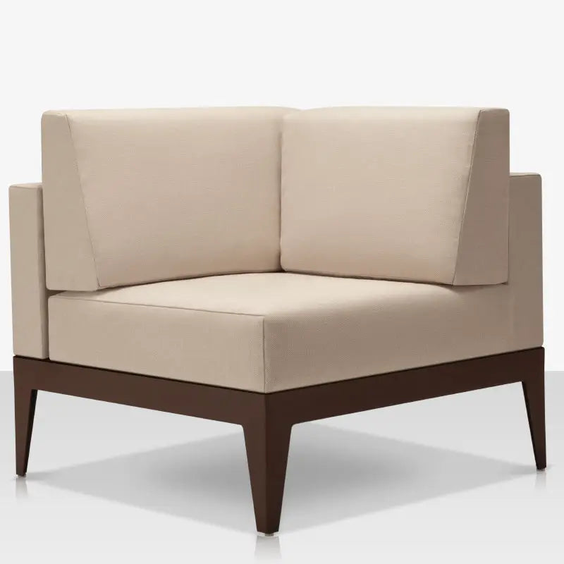 DecoScape South Beach Aluminum Outdoor Corner Chair