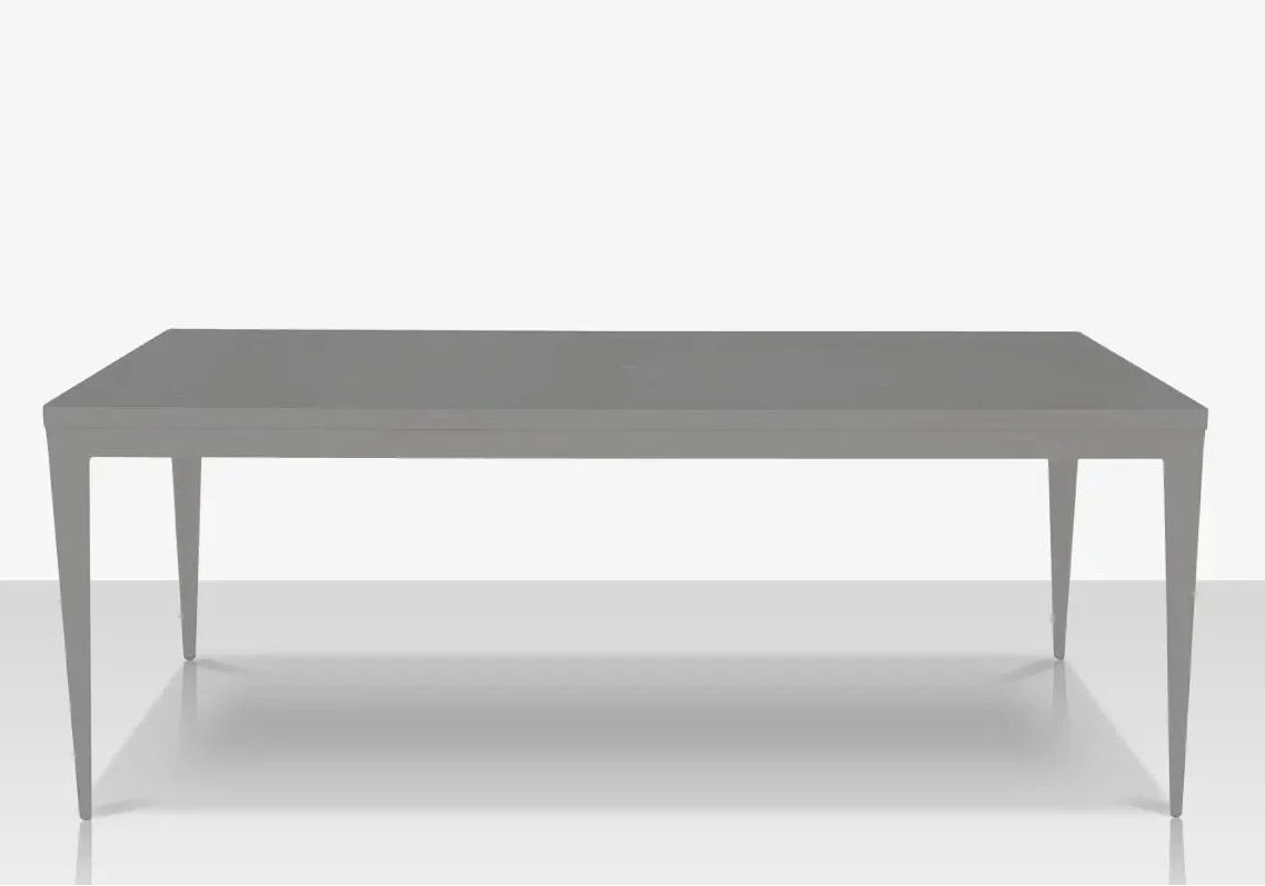 DecoScape South Beach Aluminum Outdoor Rectangular Dining Table