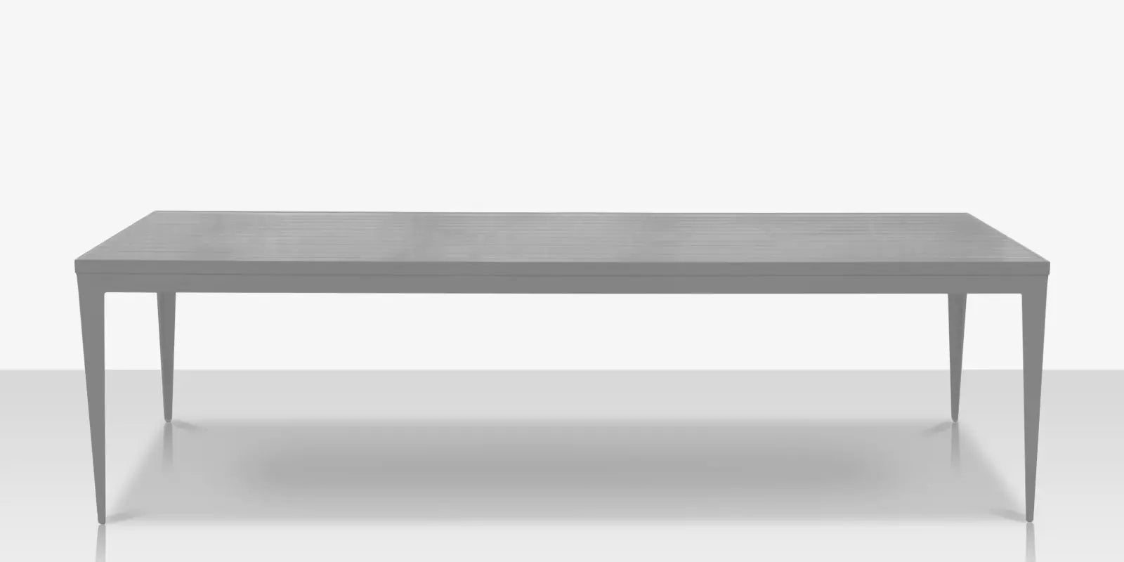DecoScape South Beach Aluminum Outdoor Rectangular Dining Table