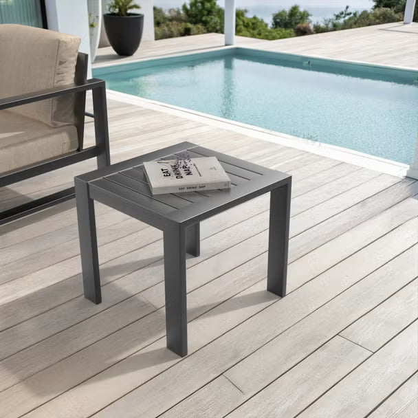 NorthCape International St Croix Aluminum Outdoor End Table