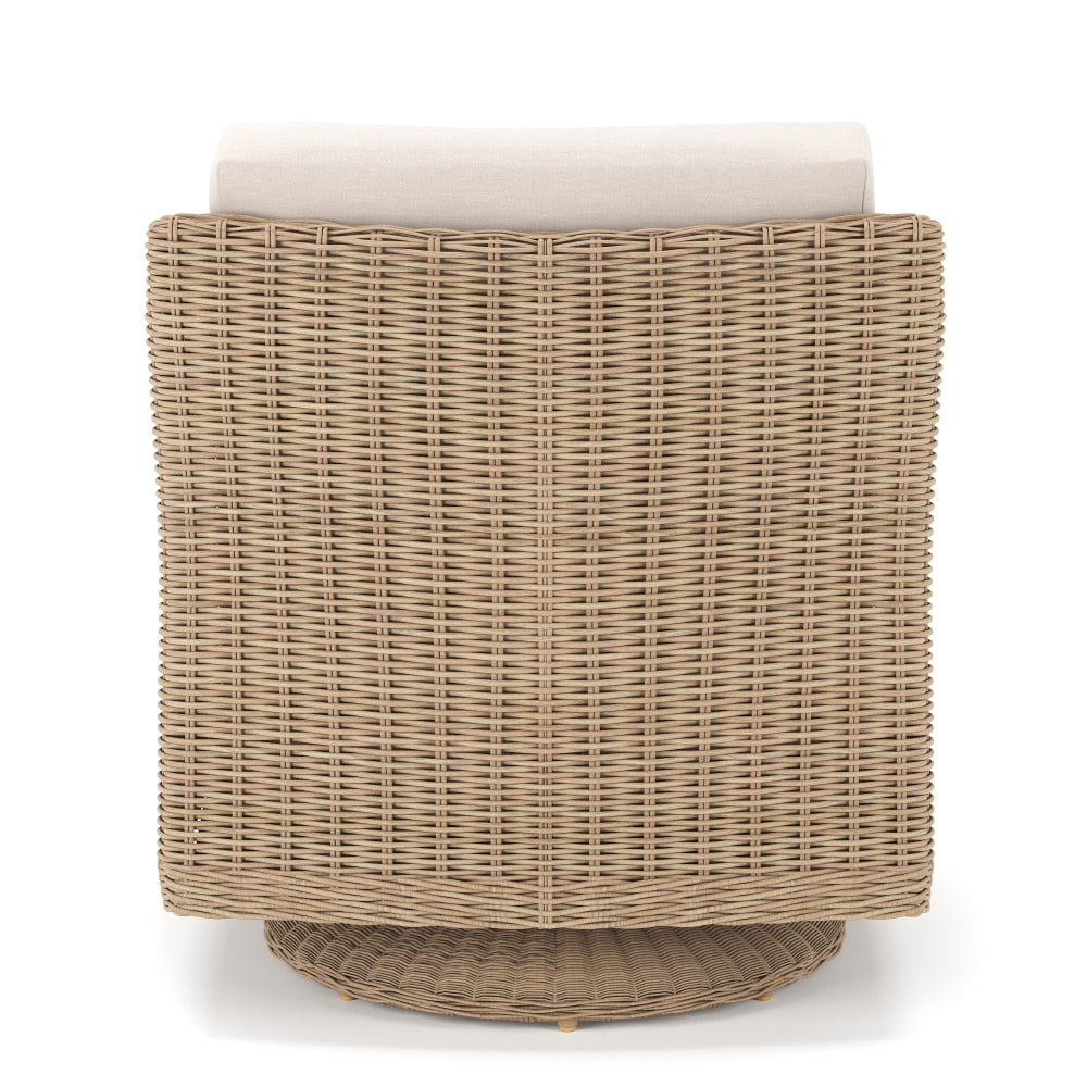 NorthCape International 6510 Wicker Outdoor Swivel Rocker Lounge Chair